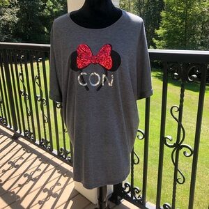 Disney Gray Icon T-Shirt 2X